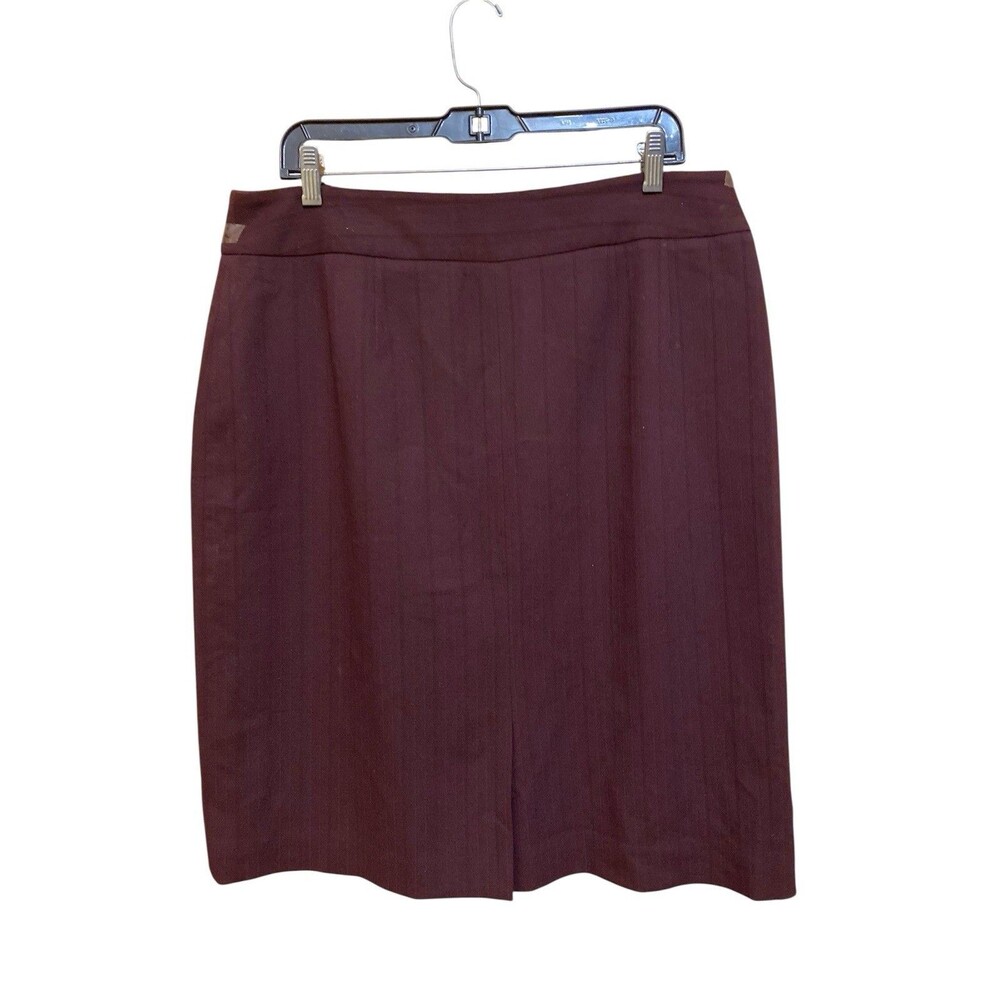 Apostrophe Stretch Red Knee-Length Pencil Skirt Women's, Size 16/ Work/Casual.